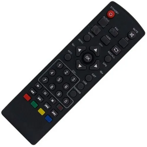 Controle Remoto Para Conversor Tv Digital Multilaser Re207 8052