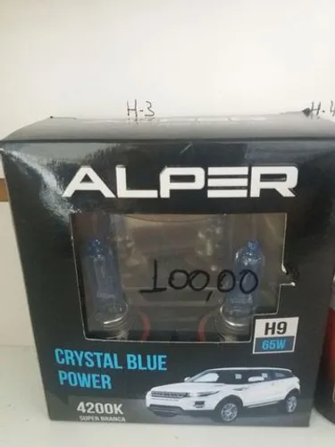 Lâmpada Alper h9 65w Crystal Blue Power