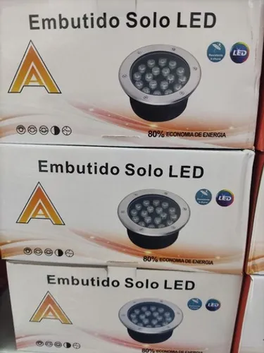 Kit 3pcs Embutido de Solo LED 20w 6500k