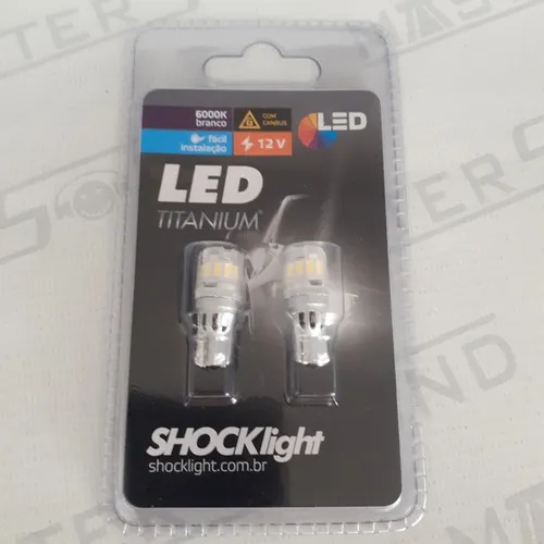 Led pingo. T10. Titanium. Schocklight. Garantia. Novo. Instalado. 
