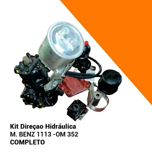 Direção Hidráulica 1113 Om 352 Mercedes Completa