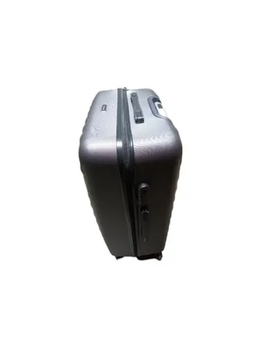 Mala grande cinza nova ABS rígida resistente de rodinha para viagem