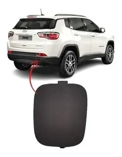 Tampa Reboque Parachoque Traseiro Jeep Compass 2017 A 2021