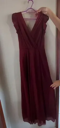 Vestido vinho formatura/ festa de gala/ madrinha