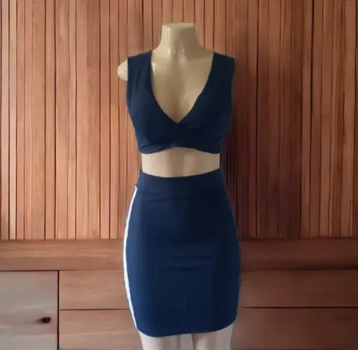 NOVO: Conjunto canelado com bojo único