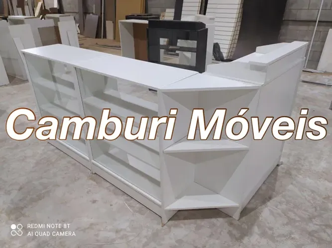 BALCÃO CAIXA FECHADO VITRINE EXPOSITORA - NOVO - ENTREGA RÁPIDA