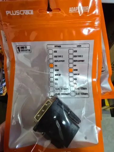 Adaptador DVI para HDMI