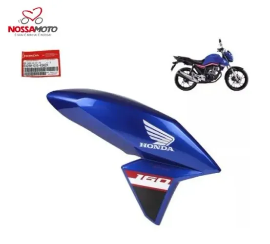 Carenagem Direita Tanque Titan 160 2020 A 2021 Azul Original