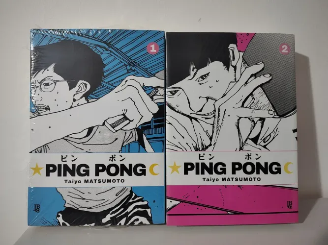 Mangá Ping Pong 1 - 2 Novo e Lacrado