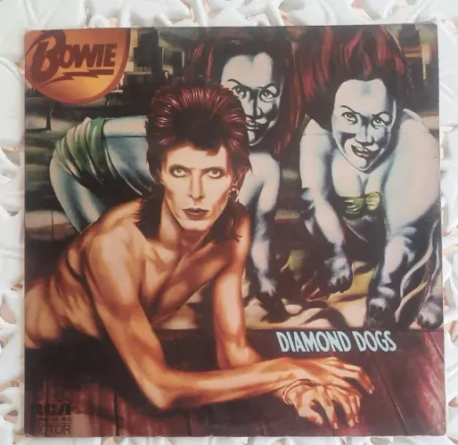 LP DAVID BOWIE - DIAMOND DOGS - CAPA DUPLA ORIGINAL DE 1973