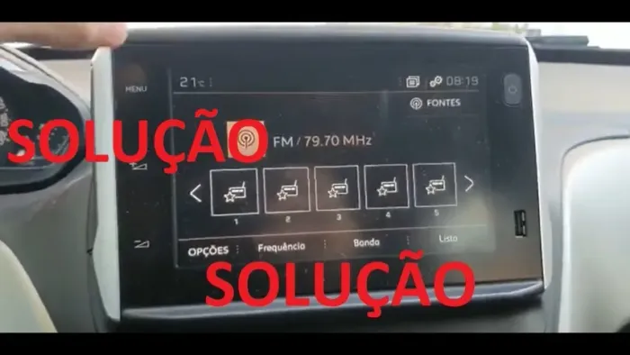multimídia Peugeot fantasma continental