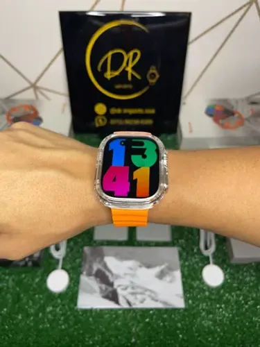 Smartwatch Ultra 9 Plus Microwear com Película de vidro e case de brinde.