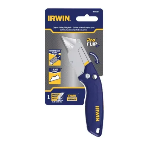 Estilete Trapezoidal 18mm Dobrável Lâmina Fixa com 1 Lâmina ProFlip? Irwin IWHT10577