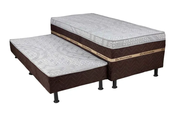 Cama Box Solteiro Molas Ensacadas c/Auxiliar r644