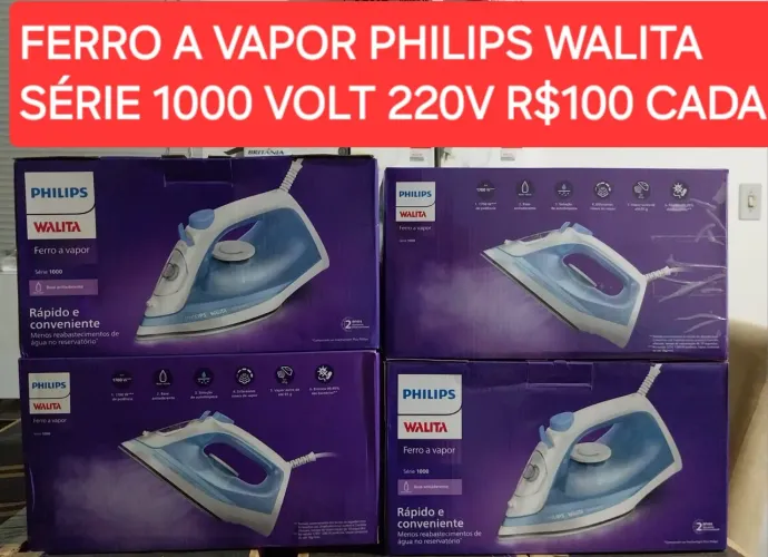 Ferro a Vapor Philips Walita Série 1000 - 1700W - 110V