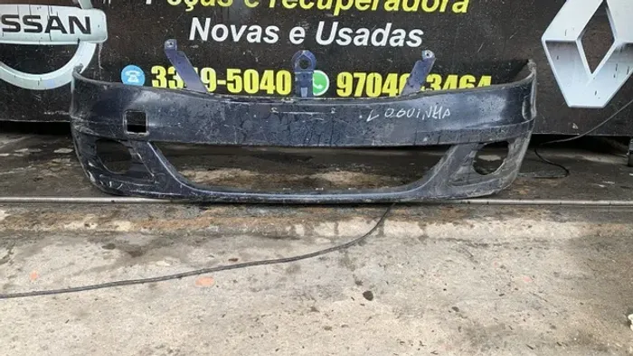 Parachoque Dianteiro Renault Logan 2013 Azul (Recuperado)