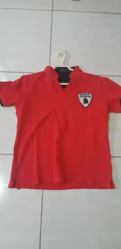 Camiseta Polo Lamborghini Vermelha
