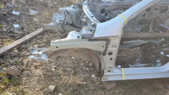 Retalho Longarina C/col Esquerda Vw Gol Saveiro G7 G8 *48 