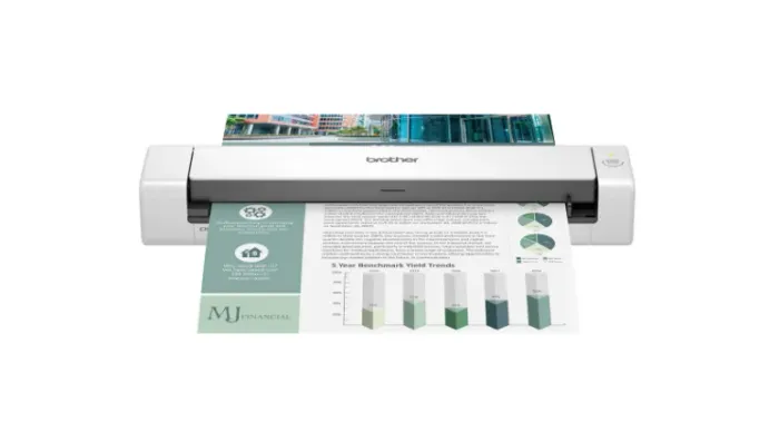 (Novo na caixa) Scanner Brother DS-740D DS740 Portátil Conexão USB Até Tamanho A4 Duplex