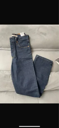 Levi?s Jeans Original - Azul Escuro - Tamanho 27 (Brasil 38) - Sem Uso