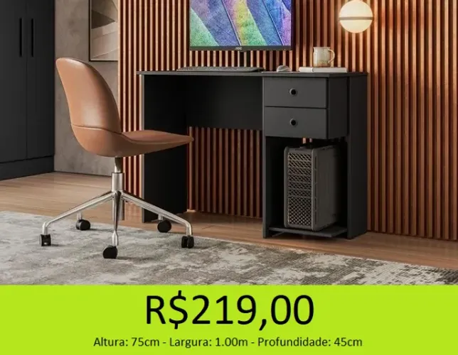 Escrivaninha com gaveta