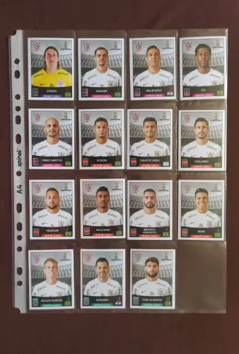 Figurinhas do Corinthians Libertadores 2023