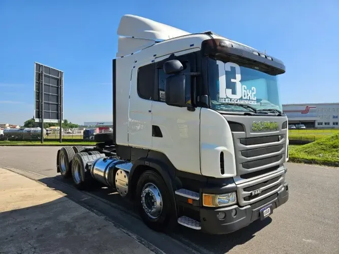 Scania R440 Tração 6x2 Ano 2013 Automático Ar Condicionado Cama Grande Maleiro