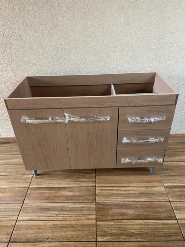 Balcão de pia 1.20cm com corrediças - entrego