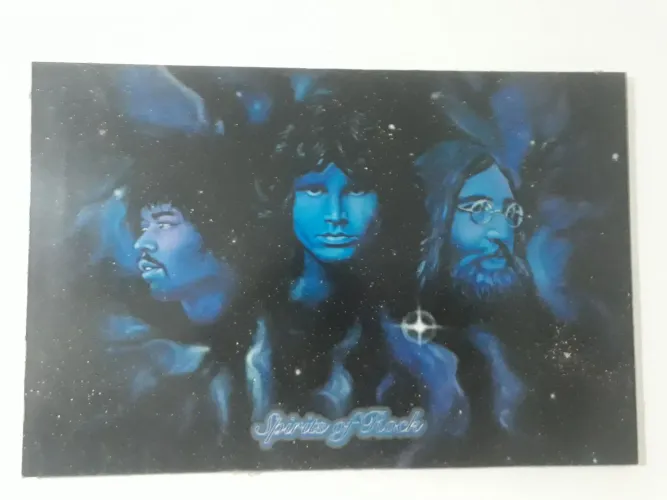 Quadro John Lennon, Jim Morrison, Jimi Hendrix