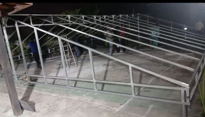 Fabricação de tendas piramidais e chalé - estrutura reforçada!