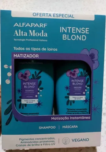 Kit Shampoo e Máscara Alfaparf Intense Blond