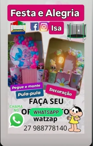 Pegue e monte,   pula-pula   decoração  casinha de bolinha 