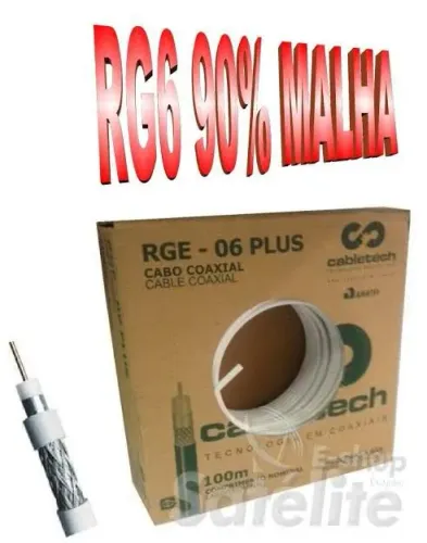 Cabo de antena Rg6 