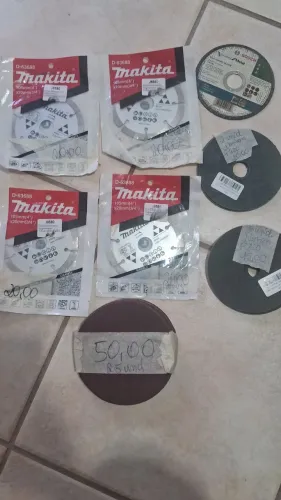 Discos Makita e Lixas itens novos
