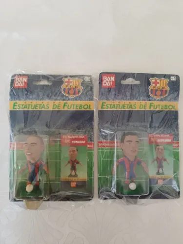 Ronaldo e Giovanni, Coleção Estatuetas de Futebol, marca Bandai, de 1996 !