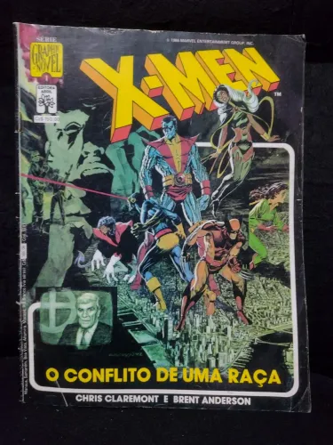 X-men O Conflito de uma Raça Graphic Novel 1
