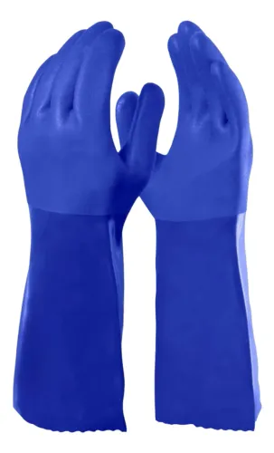 Kit 5 Luvas De Borracha Antiderrapante Proteção Química Epi