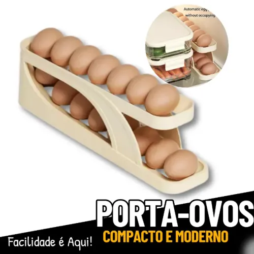Porta Ovos Bandeja Organizador De Geladeira - 2 Níveis _ CS150