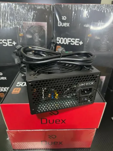 Fonte Gamer 500W 80+ Bronze Duex 2xPCI 6+2 - 12 Meses de Garantia!