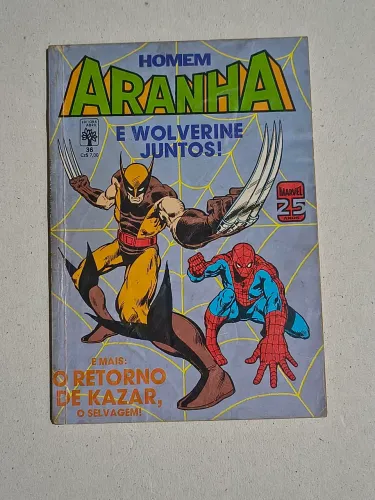 HQ Homem Aranha e Wolverine Juntos! Editora Abril