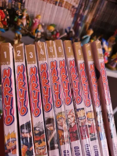 Naruto Gold Mangá 1 ao 10 lacrados
