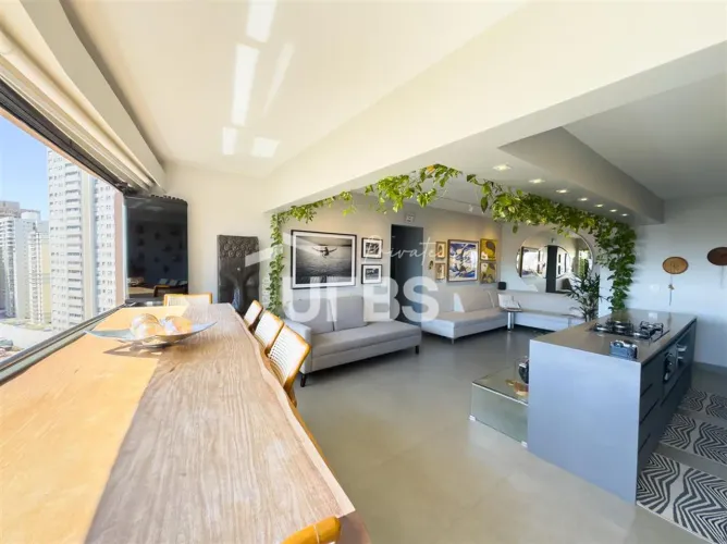 Apartamento duas suítes mobiliado no Jardim Goiás