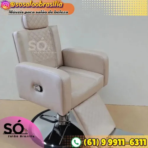 Cadeira Bella de Salão de Beleza - Luxo e Conforto