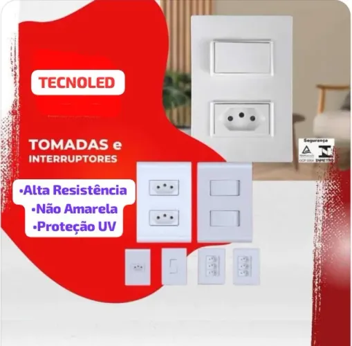 Tomada e Interruptor Casa Apartamento Comércio - Oferta