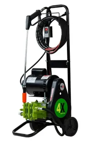 LAVADORA PROFISSIONAL BOMBA JHF 4X MB 176 MOVEL C/ MOTOR 2 CV MONO 220V C/ MANG 6 METROS J