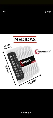 Amplificador/ potência Taramps TS 400x4 nova caixa lacrada
