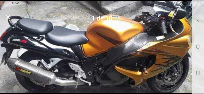 ESCAPAMENTO 4X1 AKRAPOVICK SUZUKI HAYABUSA G2