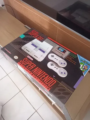 Caixa super Nintendo 