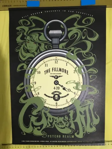 Cypress Hill And Psycho Realm Poster Original (raridade)