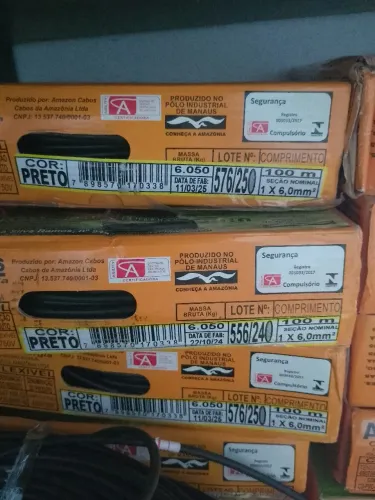 Cabo 6,0mm² - 100 Metros